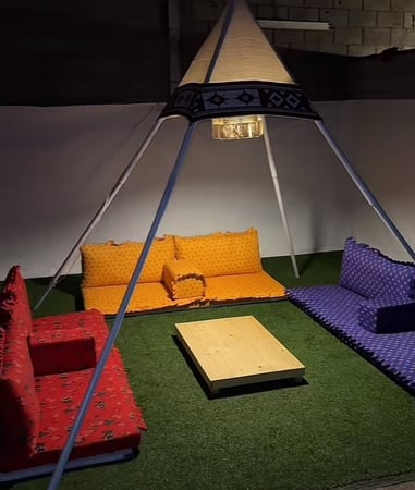 طقم جلسة حديد (شالكي)