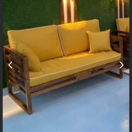 كرسي ثنائي خشب سويدي (ماربيل)