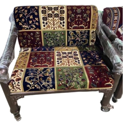 كرسي مركاز حديد مفرد ( بكفر وفرش)