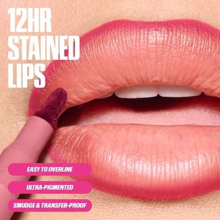 HUDA BEAUTY  Make Out Sesh Lip Stain and Lip Gloss Duos