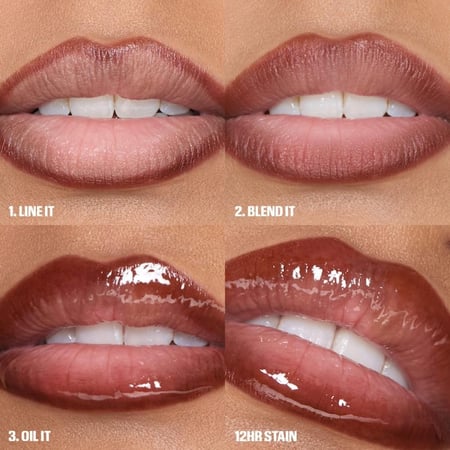 HUDA BEAUTY  Make Out Sesh Lip Stain and Lip Gloss Duos