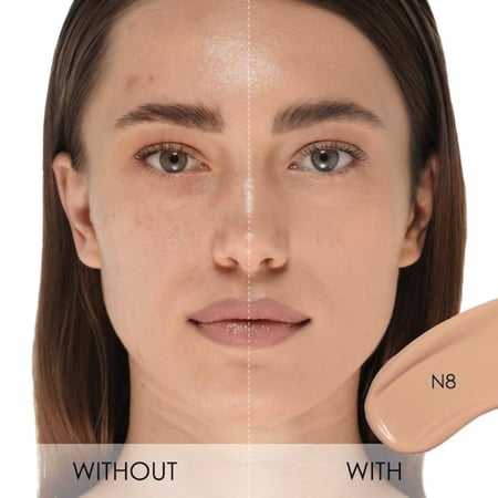 NATASHA DENONA Hy-Glam Brightening & Hydrating Medium to Full Coverage Crease Proof Serum Concealer - N8 - fair light neutral