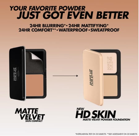 HD SKIN POWDER FOUNDATION MATTE COMPACT BLURRING FOUNDATION - 2Y30