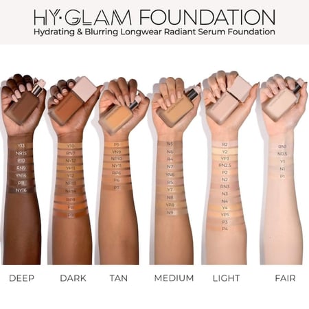 NATASHA DENONA  Hy-Glam Foundation Hydrating & Blurring Luminous Longwear Serum Foundation
