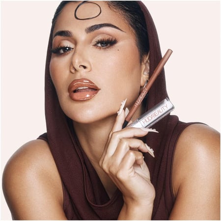 HUDA BEAUTY Faux Filler Shiny Non-Sticky Lip Gloss - foxy