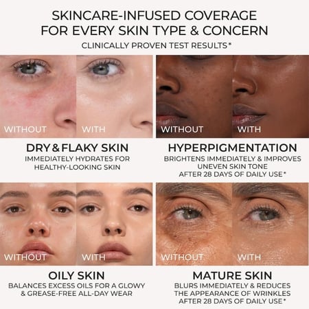 NATASHA DENONA  Hy-Glam Foundation Hydrating & Blurring Luminous Longwear Serum Foundation