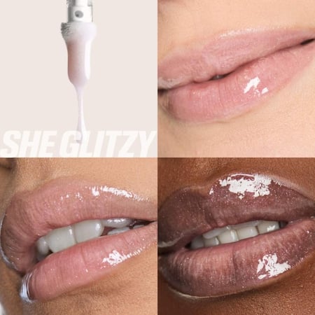HUDA BEAUTY Faux Filler Shiny Non-Sticky Lip Gloss - She Glitzy