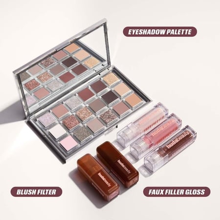 HUDA BEAUTY Faux Filler Shiny Non-Sticky Lip Gloss - She Glitzy