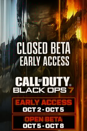 كود 22 بلاك اوبس 7 الدخول المبكر البيتا لمغلقه كود رقمي - Black Ops 7 Early Access