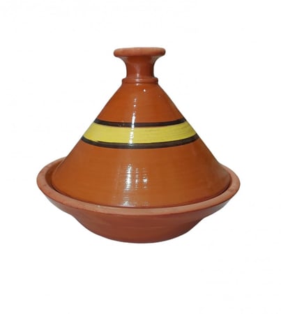 طاجن فخار حراري لطهي الطعام على الفرن او النار المباشرة