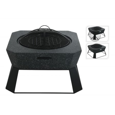 شوايه مجالس رخام اسود بشكل مربع مقاومه للدرجه الحراره