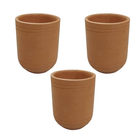 3 اكواب فخار