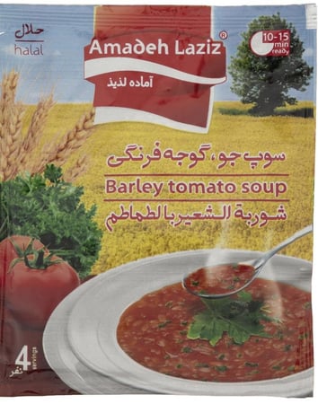 حساء شعير وطماطم لذيذ جاهز للأكل 65 غرام - كينسو ايراني