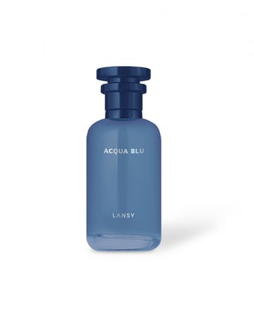 Luxurious LANSY Acqua Blu perfume bottle for men