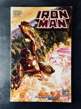 ‎مجلد كوميك مارفل ايرون مان Iron Man: Big Iron