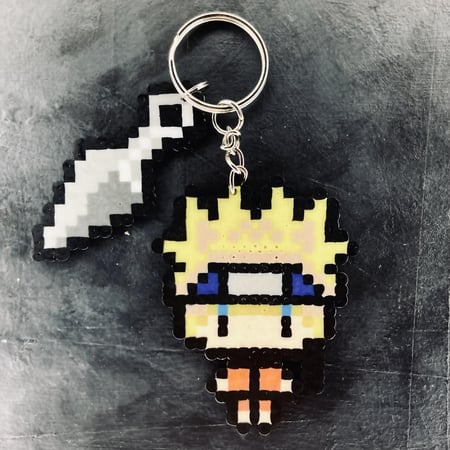 ميدالية ناروتو Naruto Keychain Charm Handmade
