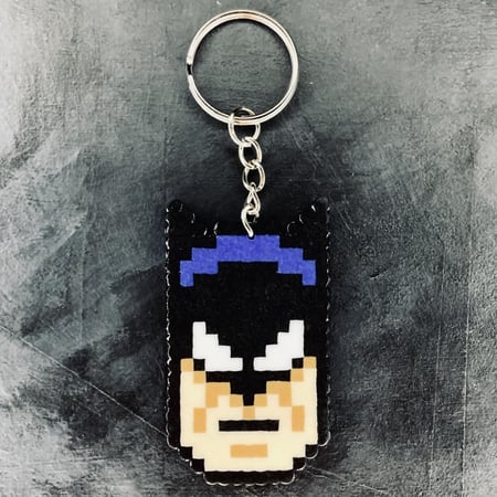 ميدالية باتمان Batman Keychain Charm Handmade