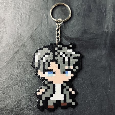 ميدالية سونغ جين وو سولو ليفلينج Solo Leveling Sung Jinwoo Keychain Charm Handmade