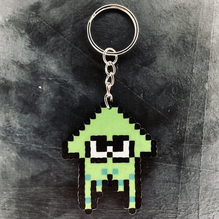 ميدالية سبلاتون Splatoon Keychain Charm Handmade