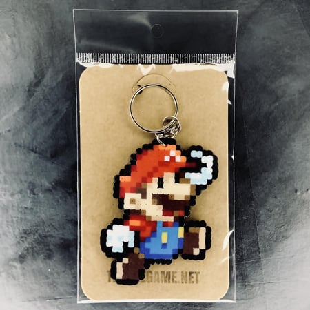 ميدالية ماريو Mario Keychain Charm Handmade