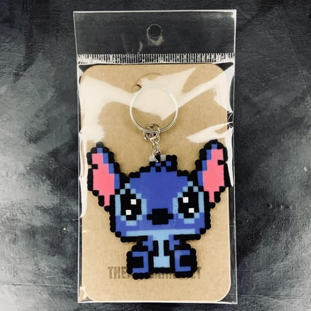 ميدالية ستيتش Stitch Keychain Charm Handmade