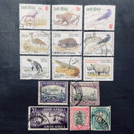 طوابع شمال أفريقيا (54 طابع) South Africa Stamp