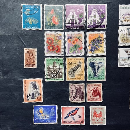 طوابع شمال أفريقيا (54 طابع) South Africa Stamp