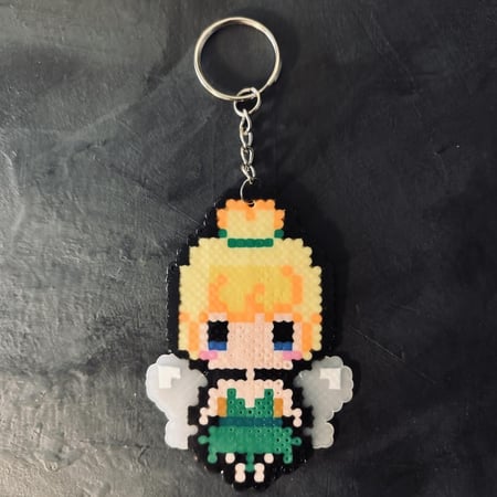 ميدالية تنكر بيل Tinker Bell Keychain Charm Handmade