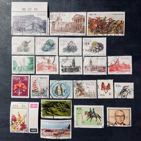 طوابع شمال أفريقيا (54 طابع) South Africa Stamp
