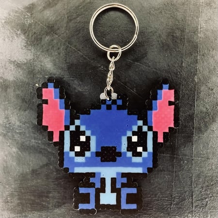 ميدالية ستيتش Stitch Keychain Charm Handmade