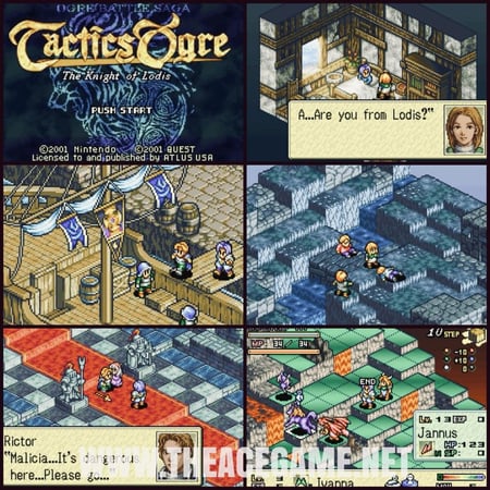 شريط Tactics Ogre: The Knight of Lodis – تاكتيكس اوجر: ذا نايت اوف لوديس (Game Boy)