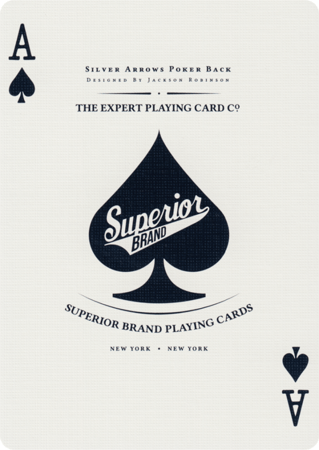 ورق لعب بلوت سوبيرير براند سيلفر اررو