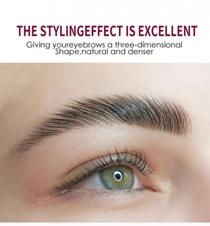 مجموعة رفع الرموش والحواجب صبغه (Brown)