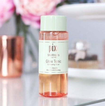 تونر pixi بكسي المقشر , تونر لتقشير البشرة تصفية اللون وتنقية الشوائب ، لجميع أنواع البشرة الحجم الصغير ، 3.4 أونصة سائلة (100 مل)