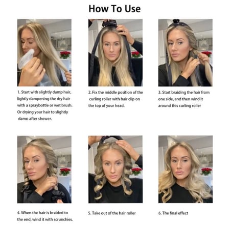 لفافة الشعر الساتان للف الشعر بدون حرارة