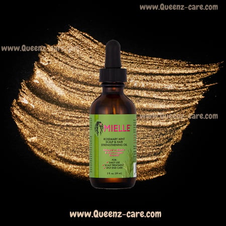 زيت تقوية الشعر وفروة الرأس من ميل  صنع في الولايات المتحدة الأمريكية Mielle Organics بالروزماري والنعناع والبيوتين  حجم  59 مل