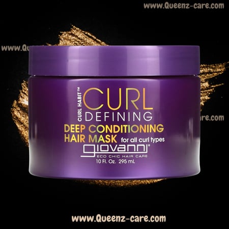ماسك الترطيب العميق للشعر المجعد من جيوفاني لجميع انواع الشعر المجعد ويفي كيرلي كنكي 296 مل