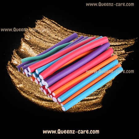 لفافات  الفوم فلاكسي لتمويج الشعر بدون حرارة 10 قطع حجم عادي