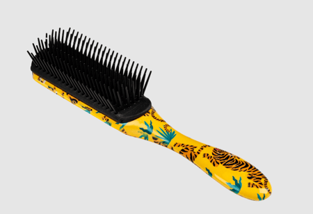 فرشاة Denman لتحديد التموجات الأصلية والتصفيف صناعة بريطانية 7 صفوف