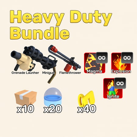 صندوق القوة النارية - Heavy Duty Bundle