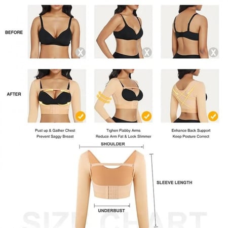 مشد كومفي الطبي لما بعد عمليات الشفط والنحت