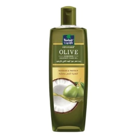 زيت شعر ادفانسد بزيت جوز الهند و زيت الزيتون لتغذية الشعر من باراشوت , 300 مل