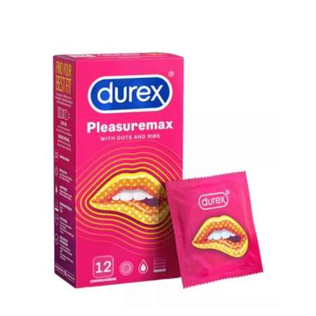 ديوركس بليجر ماكس مع نقاط وأضلاع ١٢ واقي ذكري