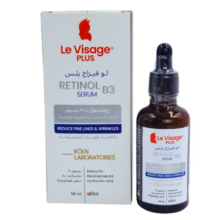 سيروم ريتينول بي 3 يقلل من التجاعيد والخطوط الرفيعه من لو فيزاج بلس - 50 مل