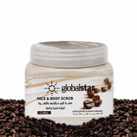 مقشر القهوة للوجه والجسم من جلوبال ستار - 500 مل