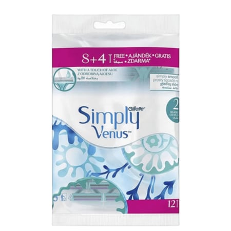 جيليت مكائن حلاقة  فينوس سمبلي 8 + 4 مجانا