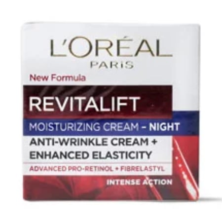 كريم مرطب للوجه الليلي ريفيت اليفت للنساء من لوريال باريس 50مل