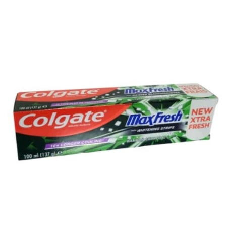 معجون اسنان بفحم الخيزران مع شرائح التبييض من كولجيت 75 مل