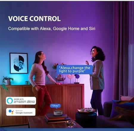 لمبة أسقف ليد متعددة الألوان 6 انش