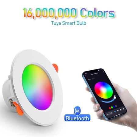 لمبة أسقف ليد متعددة الألوان 6 انش